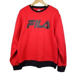 FILA Sweatshirt Crewneck Pullover - M